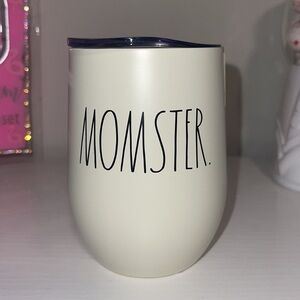RAE DUNN INSULATED WINE TUMBLER“MOMSTER”